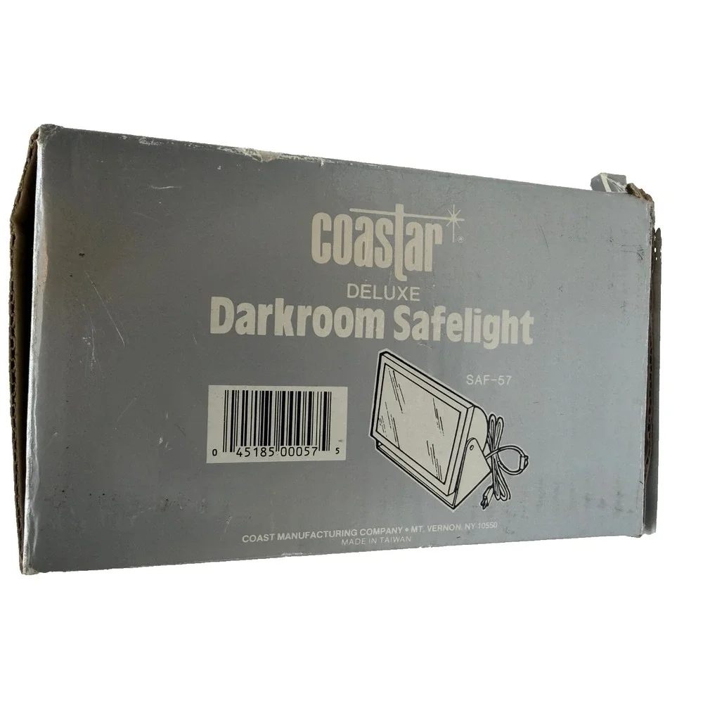 COASTAR Multi-Purpose‎ Darkroom Safelight Lamp Box VTG Photography Light SAF-57